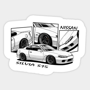 Nissasn Silvia S15, JDM Car Sticker